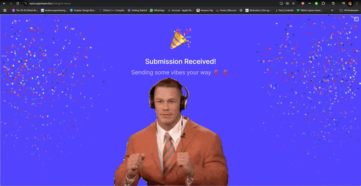 SCR01111's tweet photo. π Submission Alert! π
Our entry for the AI Nexus ($A1X) bounty is officially submitted!
Check it out: https://t.co/bisNDcD38B
Wish us luck! π
#AINexus #A1X #Web3 #Bounty #AIart https://t.co/56cxKtDMxJ