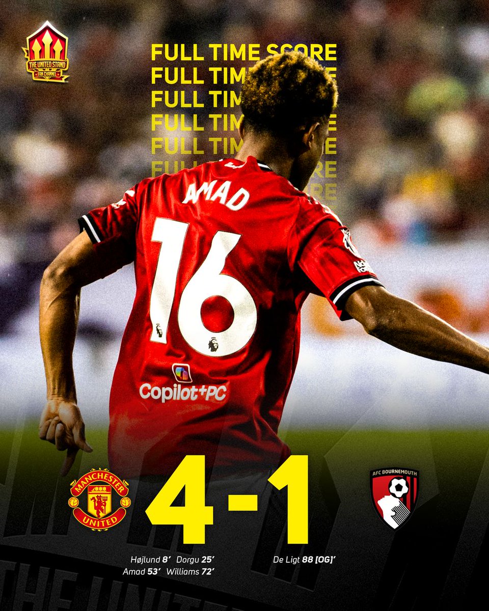 🚨 FULL TIME! A brilliant win and performance tonight! #mufc 

Thoughts on the game? 👇