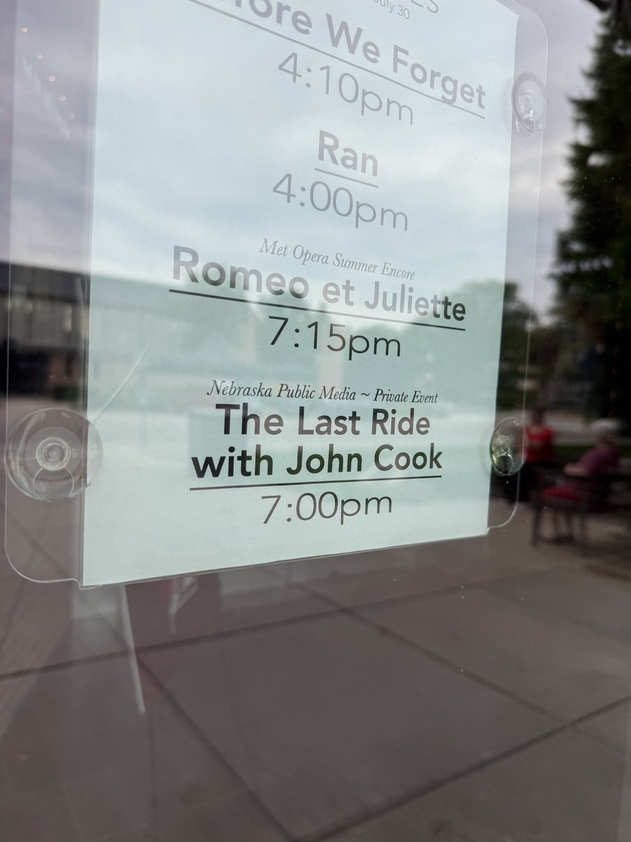Successful screening of The Last Ride with John Cook! 

Thankful to the amazing crew that worked on this show under some tight deadlines. Excited for everyone to see it on Sunday, August 10 on <a href="/NebPublicMedia/">Nebraska Public Media</a>!