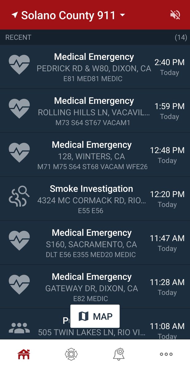 Solano Fire Incidents tweet media