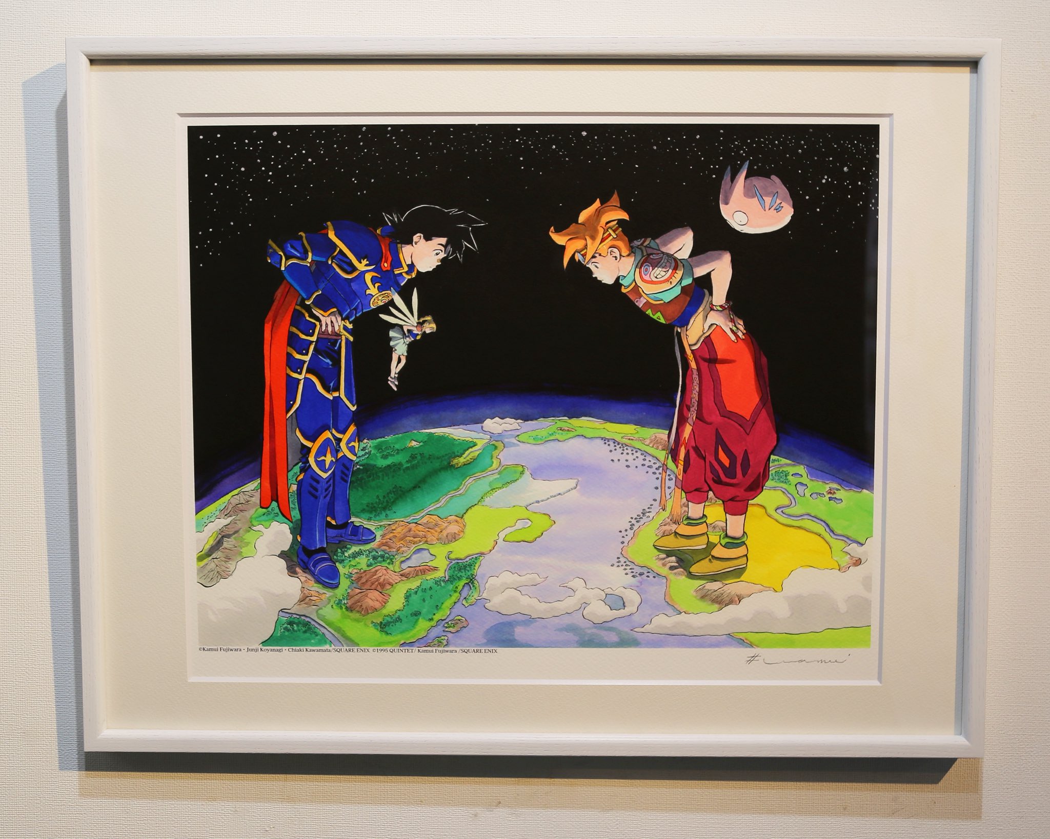 天地創造 原画 直筆ペン画 ヨミ 藤原カムイ DQ天・ワールドツアー ロト天展 天地創造 原画 直筆ペン画 ヨミ 藤原カムイ DQ天・ワールド