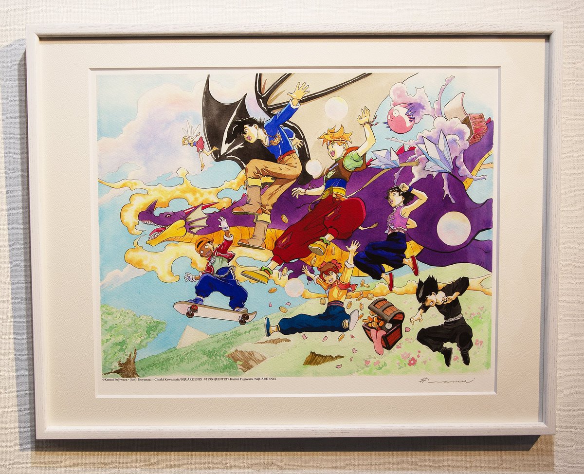 天地創造 原画 直筆ペン画 ヨミ 藤原カムイ DQ天・ワールドツアー ロト天展 天地創造 原画 直筆ペン画 ヨミ 藤原カムイ DQ天・ワールド