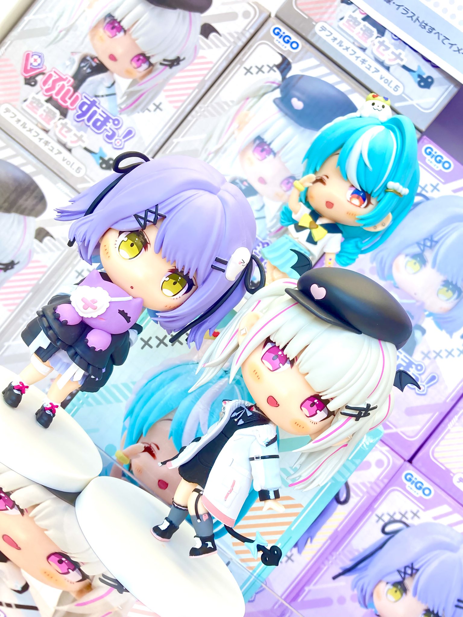 ぶいすぽっ！　デフォルメフィギュア　vol.5 空澄セナ　紫宮るな　白波らむね ぶいすぽっ！ デフォルメフィギュアvol.5 空澄セナ 紫宮るな