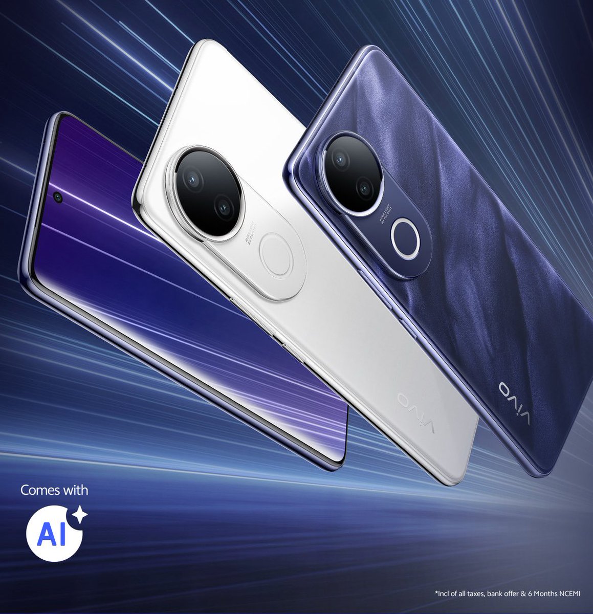 TechBasher's tweet image. 📱 Vivo T4R 5G drops July 31 @ 12PM!
6.77” 120Hz AMOLED, Dimensity 7400 ⚡
50MP OIS cam + 32MP 4K selfie 📸
5700mAh battery, 44W charging 🔋
IP68/IP69 rugged build 💪
All under ₹20K! 🔥 #VivoT4R #TechDrop #5GReady