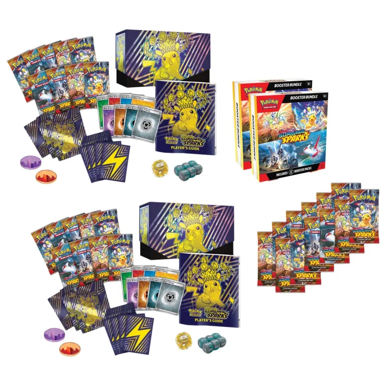 New Surging Sparks ETB + Booster Bundle Combo Coming Soon to Costco!  Membership Deals with Free Gift Card: https://t.co/LZZXDcAFys Online  drops will be a 2-Pack like Prismatic. We'll post when available! In-store