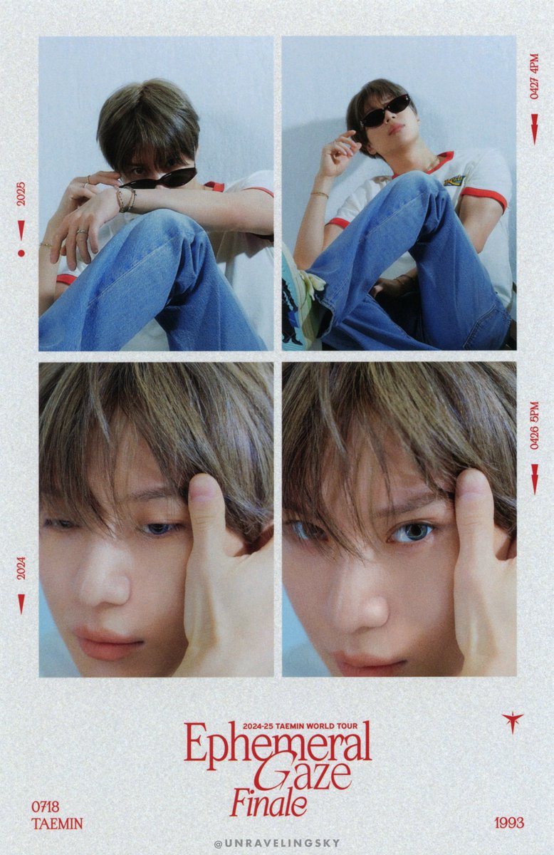 unravelingsky's tweet photo. [HQ SCANS] #TAEMIN Ephemeral Gaze Finale MD. Including 4 cut photo holder, benefit pcs, boston bag pc, hoodie pcs, keyring pc, long sleeved shirt pc, postcard book, and random trading cards.

Watermarked in thread for online use. Non-watermarked for personal use download here: 🔗https://t.co/LTw20FKhSN

#태민 #SHINee #샤이니