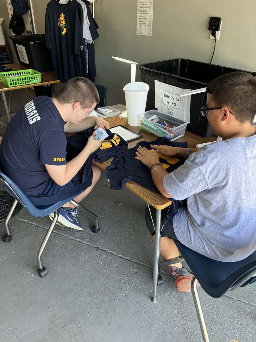 AbleNotLabel's tweet image. That’s a wrap on the ABLE summer program! Our students worked hard and made over 260 shirts this summer, including custom orders and apparel for Between the Bun, NR baseball, and Cornfest! We celebrated our last shift by having a cookout and hosting our first annual Able-ympics.