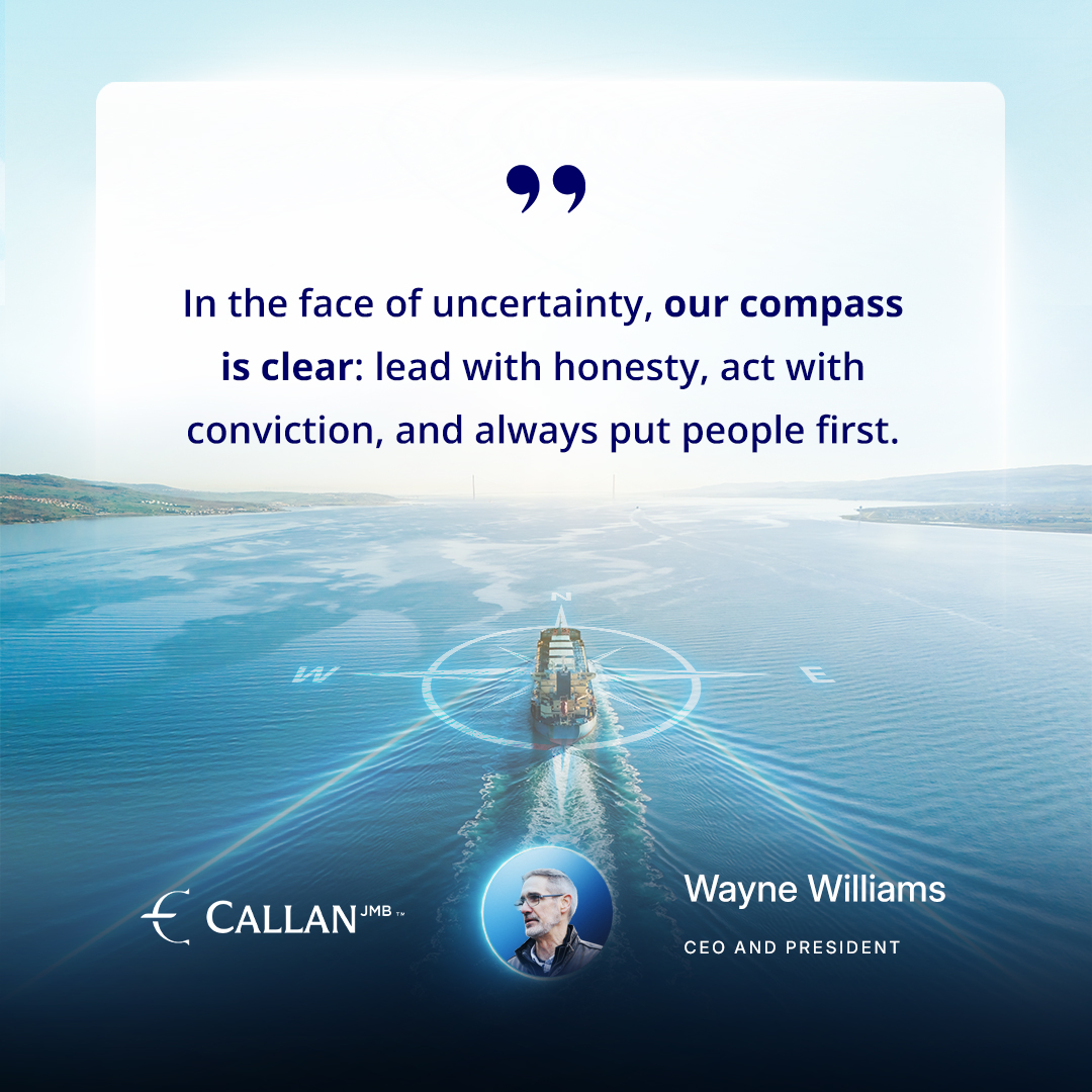 CallanJMBInc's tweet photo. The path forward isn’t always predictable, but our principles never waver. We lead with integrity, act with courage, and put people at the heart of everything we do. https://t.co/afPEY03eZf

$CJMB #CallanJMB https://t.co/BINM3lFvw9