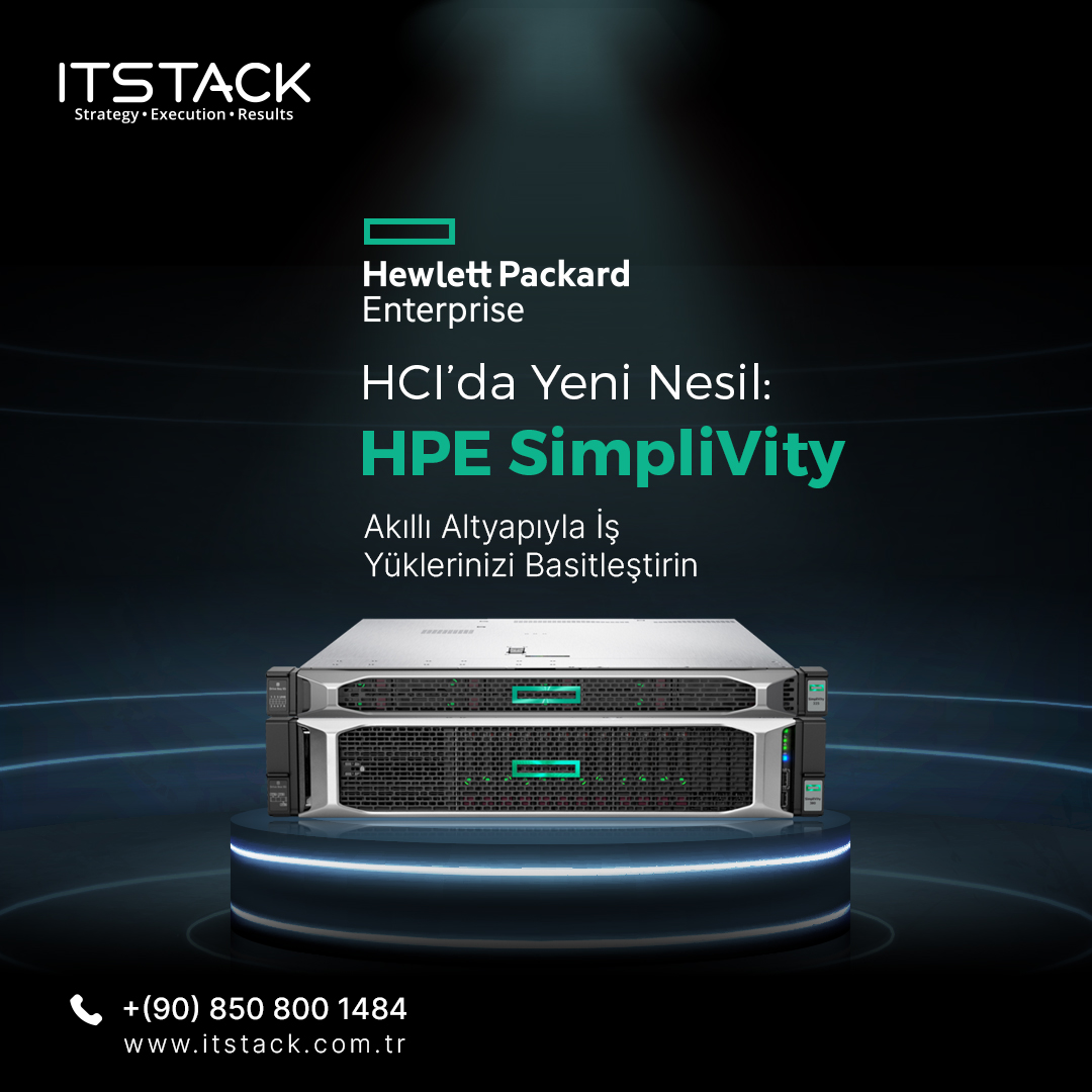 itstacktr's tweet image. HPE SimpliVity, iş yüklerinizi hızlandırmak ve basitleştirmek için tasarlanmış bir akıllı, verimli #HCI (Hyperconverged Infrastructure) çözümüdür. İster kenar, ister VDI (Virtual Desktop Infrastructure) veya genel #sanallaştırma iş yükleri olsun #HPESimpliVity avantajları sunar.