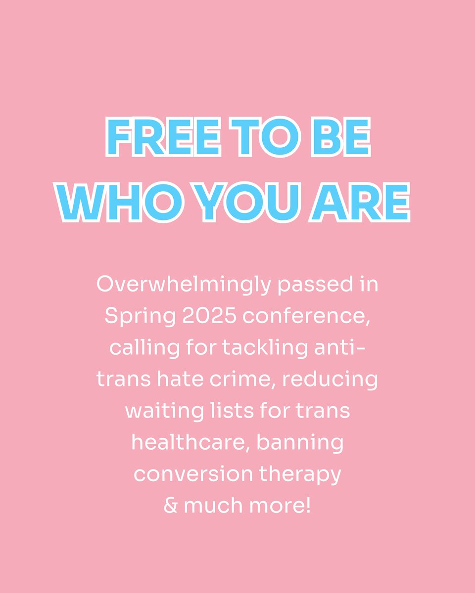 For a party that will always fight for your freedom to be who you are 🏳️‍⚧️