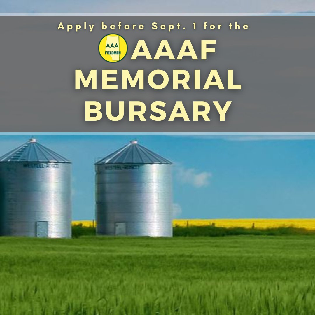 Cypress County (@cypresscounty) on Twitter photo Cypress County promotes the Association of Alberta Agricultural Fieldmen bursary, worth $1,000.
To learn about and apply, visit aaaf.ab.ca/about/aaaf-bur… and send the resulting PDF to ag@cypress.ab.ca.
#CypressCounty #bursary #agriculture Cypress County promotes the Association of Alberta Agricultural Fieldmen bursary, worth $1,000.
To learn about and apply, visit aaaf.ab.ca/about/aaaf-bur… and send the resulting PDF to ag@cypress.ab.ca.
#CypressCounty #bursary #agriculture