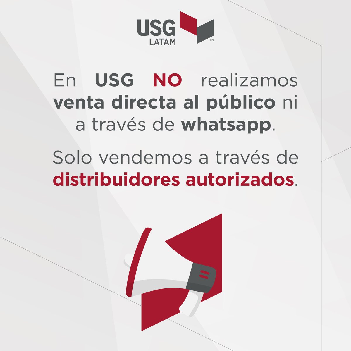 En USG no contamos con venta directa, para adquirir nuestras soluciones es a través de nuestros distribuidores.​
Encuentra el más cercano aquí: dondecomprarusglatam.com
#ConstruyeConUSG #USGLATAM
👷‍♂️🇲🇽👍🏼