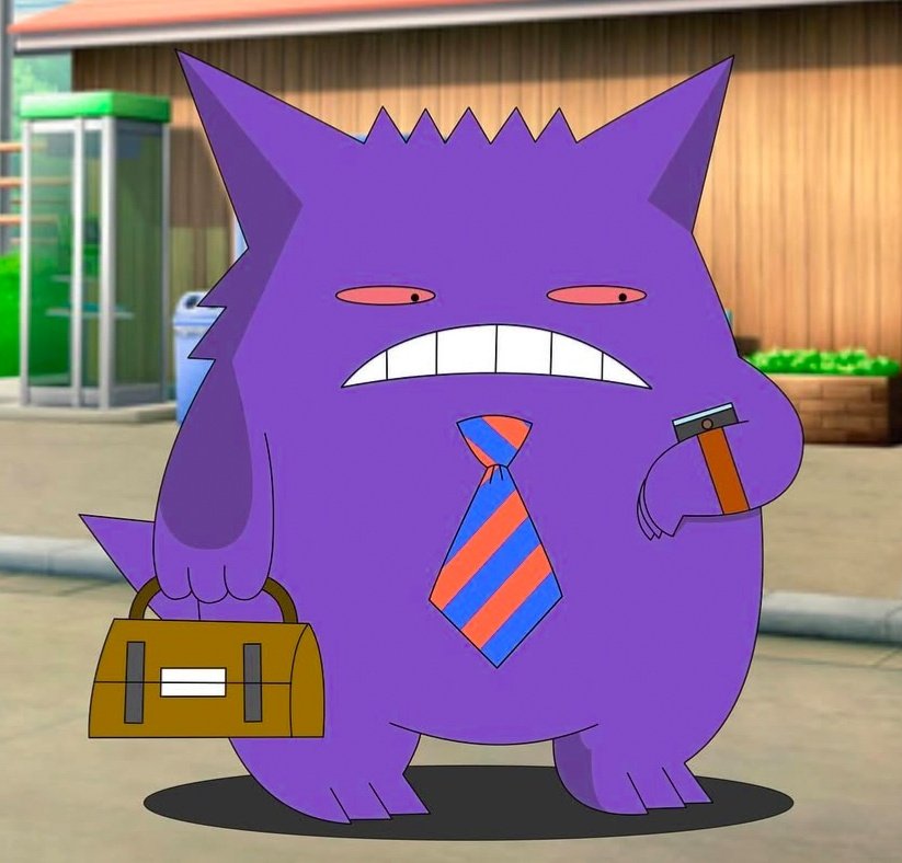 THEY MADE A 9-TO-5 GENGAR FIGURE