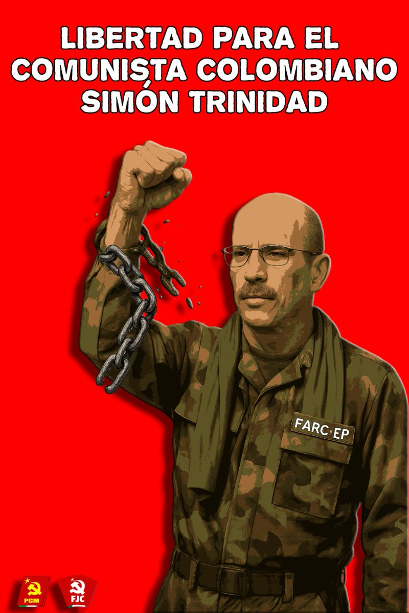 En su cumpleaños, saludamos al camarada Simón Trinidad, que con toda la dignidad del mundo resiste desde una prisión del imperialismo.

#SimónLibertad #FreedomForSimón