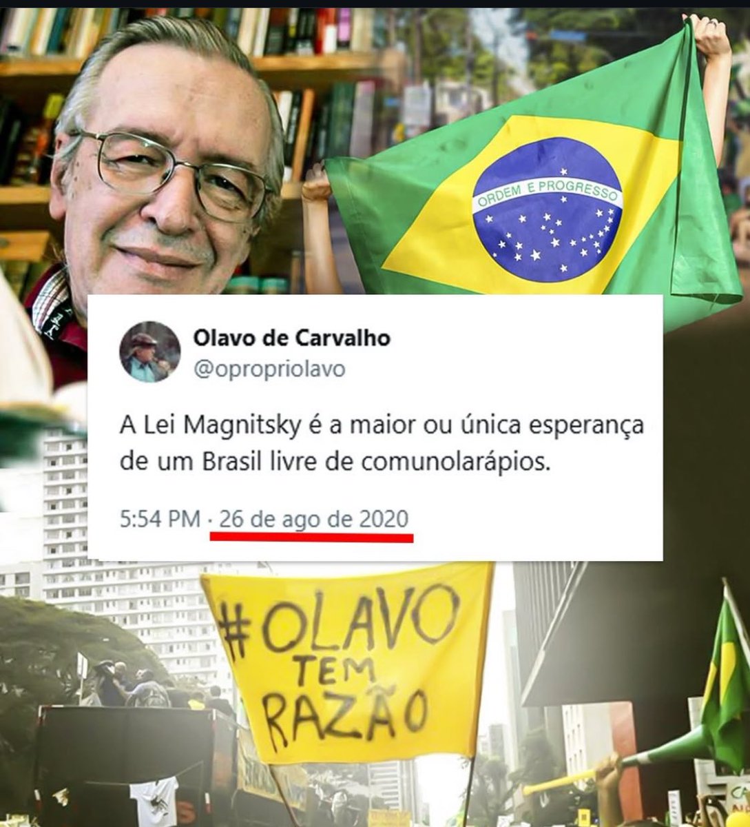 Olavao em 2020, ele nunca errou! #olavotemrazao