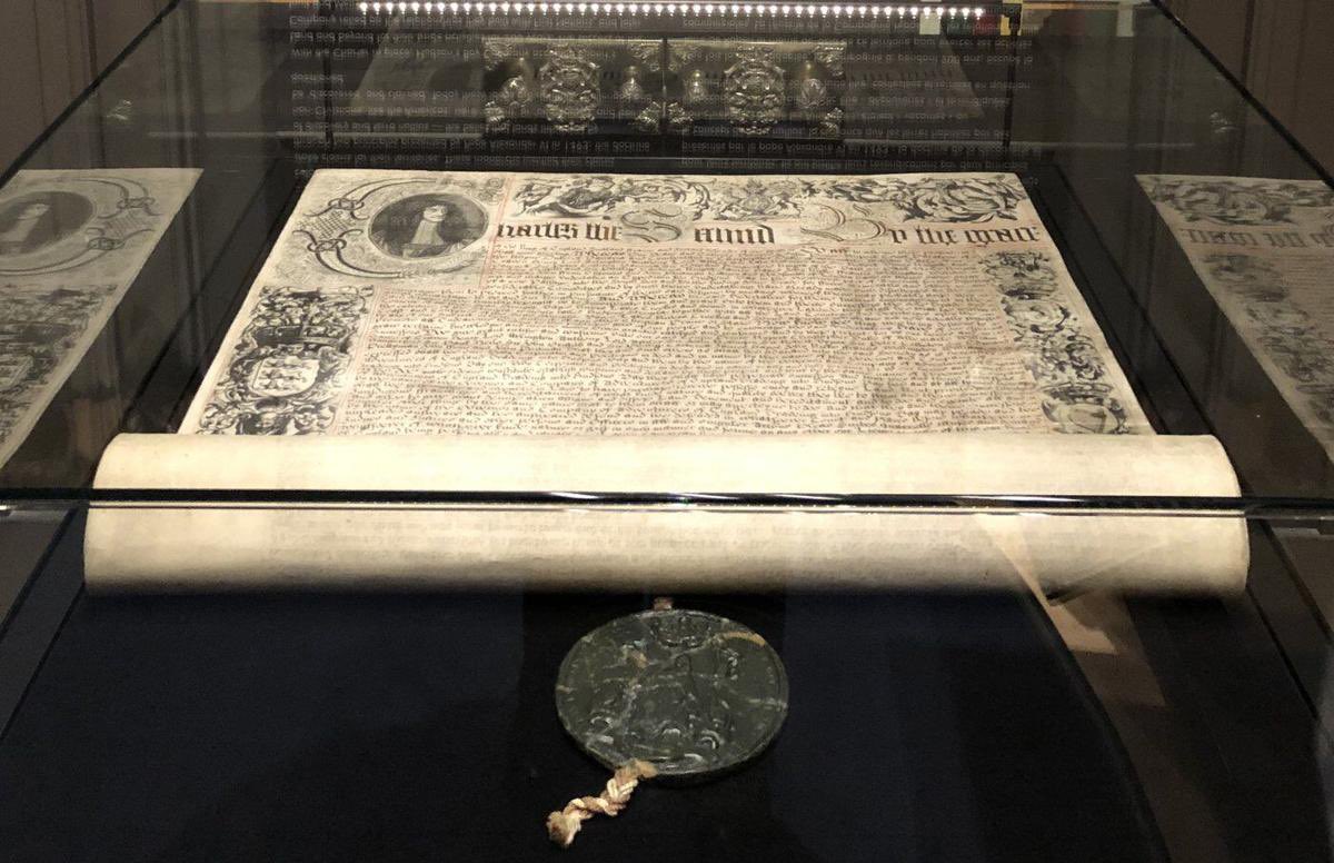 The royal charter that formed Hudson's Bay about 355 years ago could soon be getting a new home.

The Canadian Museum of History says the Weston family wants to buy the historic document for $12.5 million and donate it to the Quebec institution.

thecanadianpressnews.ca/science/weston…