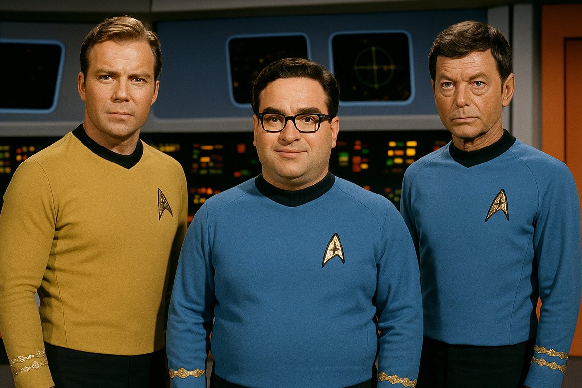 Here is the second part to Leonard's Image. Geeky Leonard doesn't scare me as much as a Vulcan