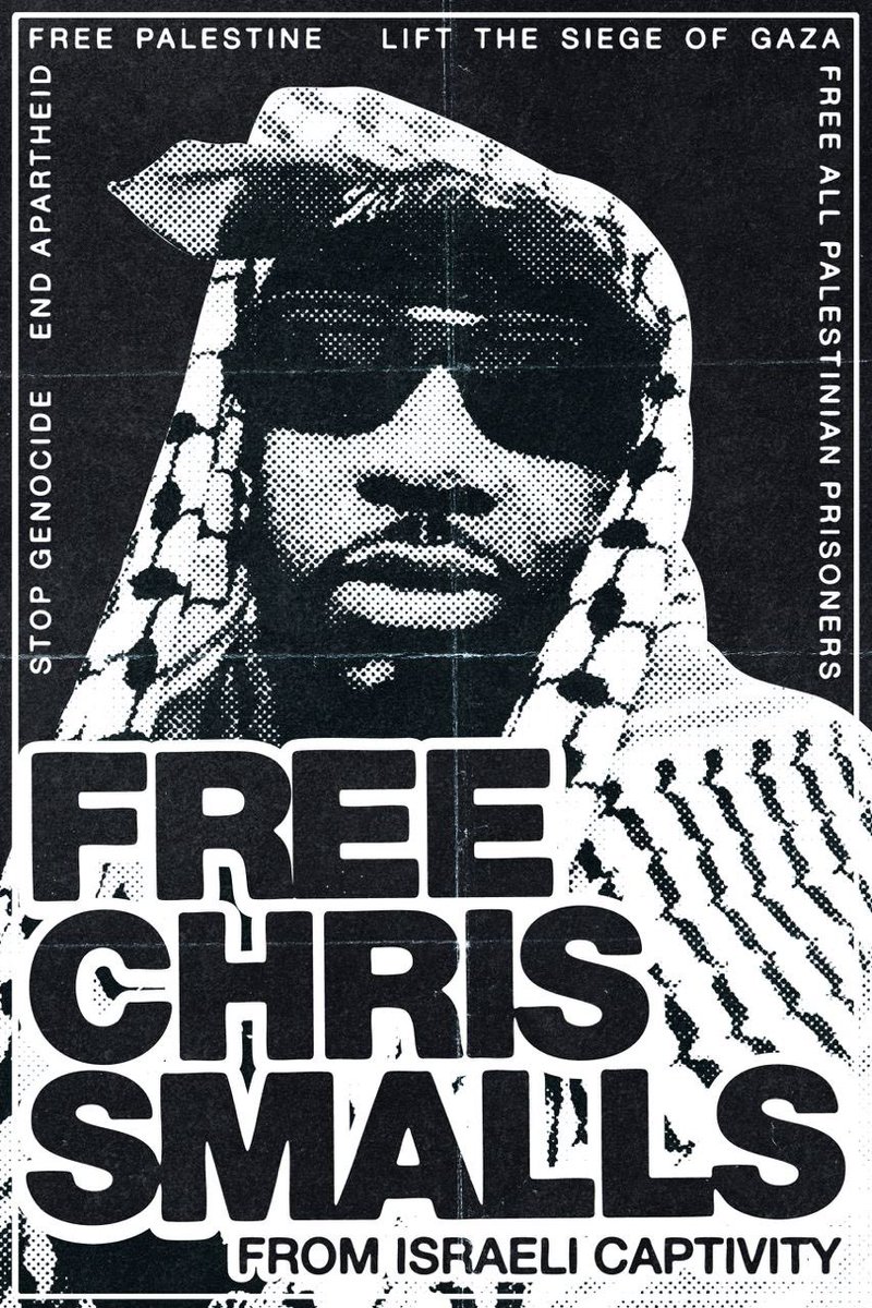 Party for Socialism and Liberation (@pslnational) on Twitter photo 💥RELEASE CHRIS SMALLS!
Chris Smalls, labor organizer and co-founder of the Amazon Labor Union, bravely set out earlier this month on the Handala, a ship of activists carrying vital humanitarian aid attempting to break the blockade that Israel has imposed and help the starving 💥RELEASE CHRIS SMALLS!
Chris Smalls, labor organizer and co-founder of the Amazon Labor Union, bravely set out earlier this month on the Handala, a ship of activists carrying vital humanitarian aid attempting to break the blockade that Israel has imposed and help the starving