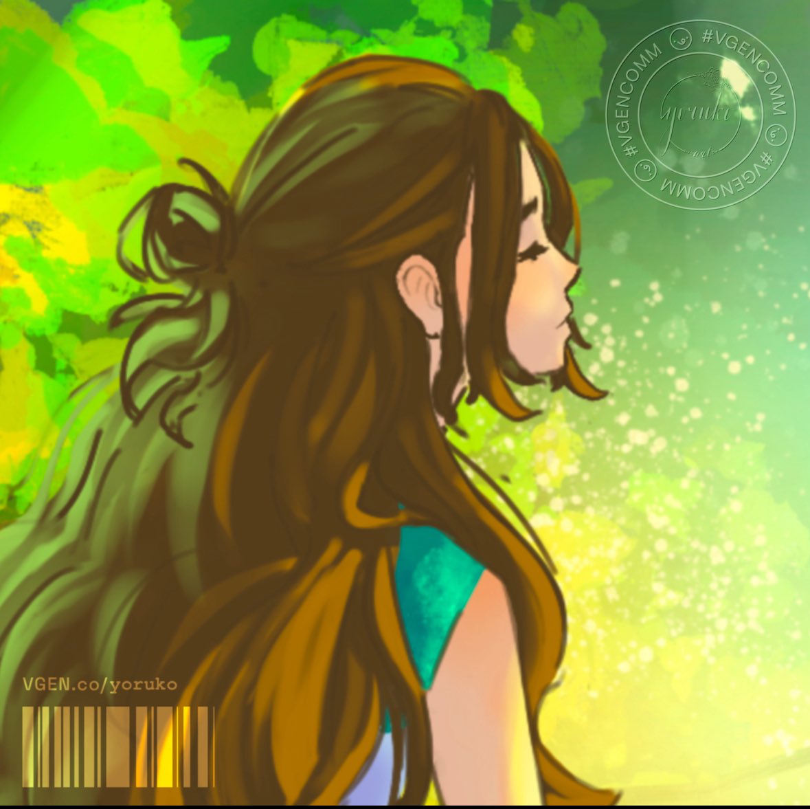yorukofluff's tweet photo. „the hidden beauty“ for the vgen challenge this month :3 💕✨

#VGenChallenge #art #digitalart  #illustration #beauty #green https://t.co/tUH92An8z4