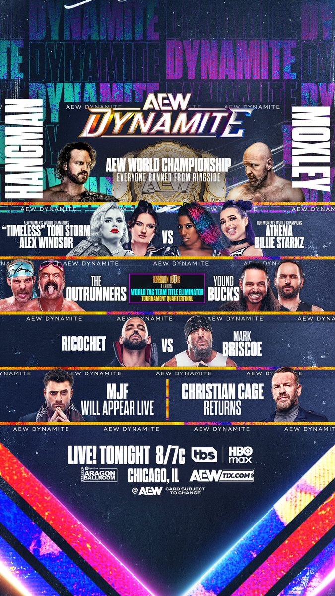 52 MINUTES AWAY!!! BIG #AEWDynamite on <a href="/TBSNetwork/">TBS Network</a> &amp; <a href="/StreamOnMax/">Actually HBO Max</a>!!!
