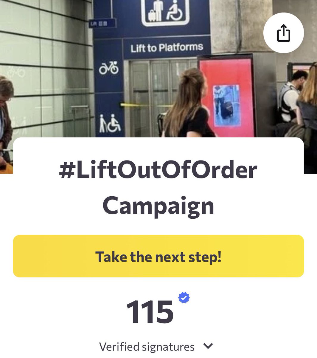 abandonedjessi's tweet photo. PETITION: Implement legislation for all railway lifts to be fixed within 48 hours
Created by @KateStanforth
#LiftOutOfOrder
please sign and share!!! 🙏🏻
https://t.co/pdAaKvuVxv https://t.co/nGI41ruBFM
