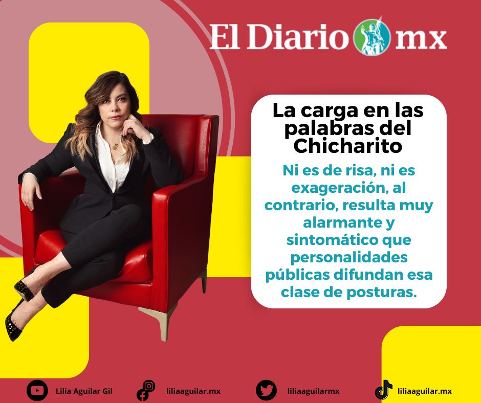Lilia Aguilar Gil (@liliaaguilarmx) on Twitter photo Los estereotipos que arrastran los dichos de este futbolista, manejándolos incluso como un orden natural que está siendo trastocado por el miedo de las mujeres a no dejarse guiar por un hombre...
Les comparto mi opinión en <a href="/diariodejuarez/">El Diario de Juárez</a>: diario.mx/opinion/2025/j… Los estereotipos que arrastran los dichos de este futbolista, manejándolos incluso como un orden natural que está siendo trastocado por el miedo de las mujeres a no dejarse guiar por un hombre...
Les comparto mi opinión en <a href="/diariodejuarez/">El Diario de Juárez</a>: diario.mx/opinion/2025/j…