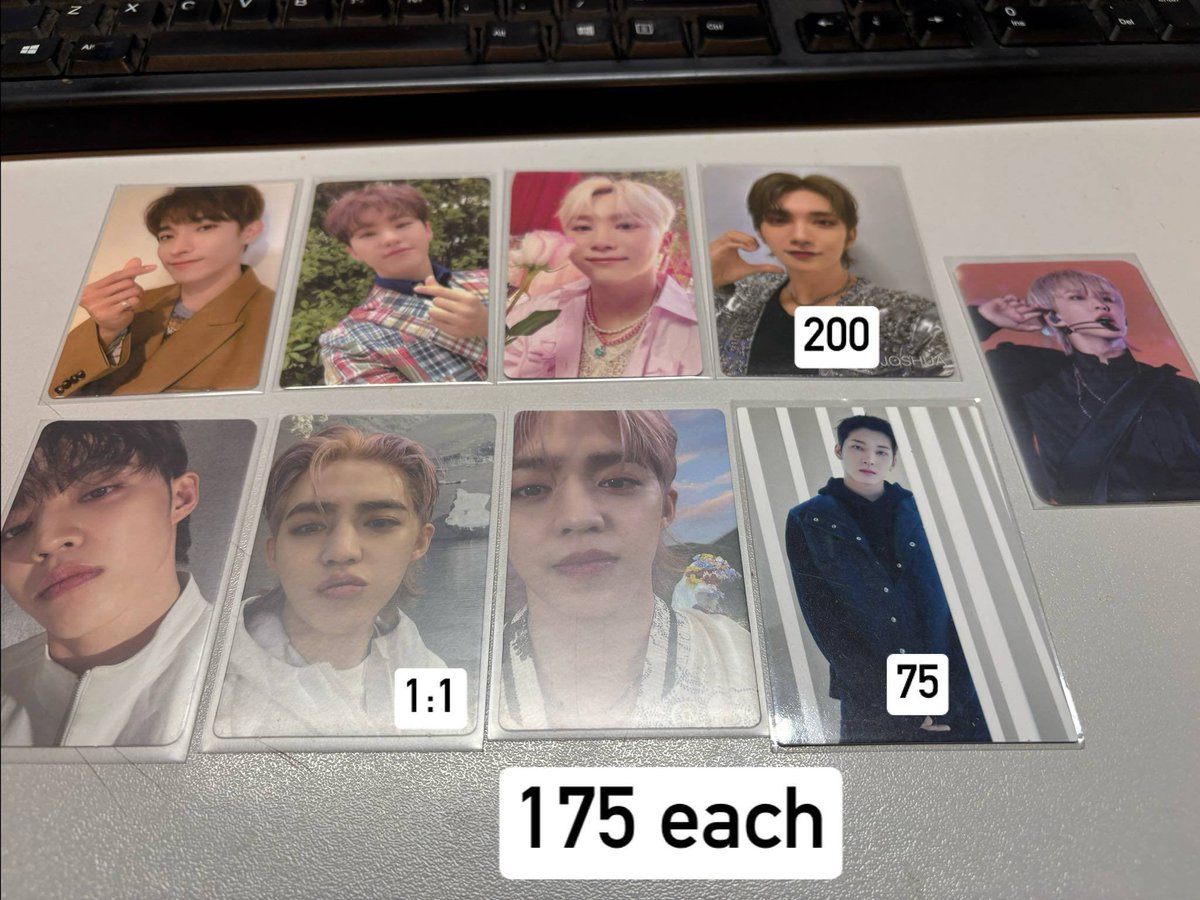 ddalginonie's tweet photo. #yelsresell (helping a friend)

wts lfb svt photocards
- prices on pic
- PAYO | 1 week with nrdp PAYO

🏷️ dk hoshi seungkwan joshua cheol wonwoo dino vernon https://t.co/k0M31cBgS6