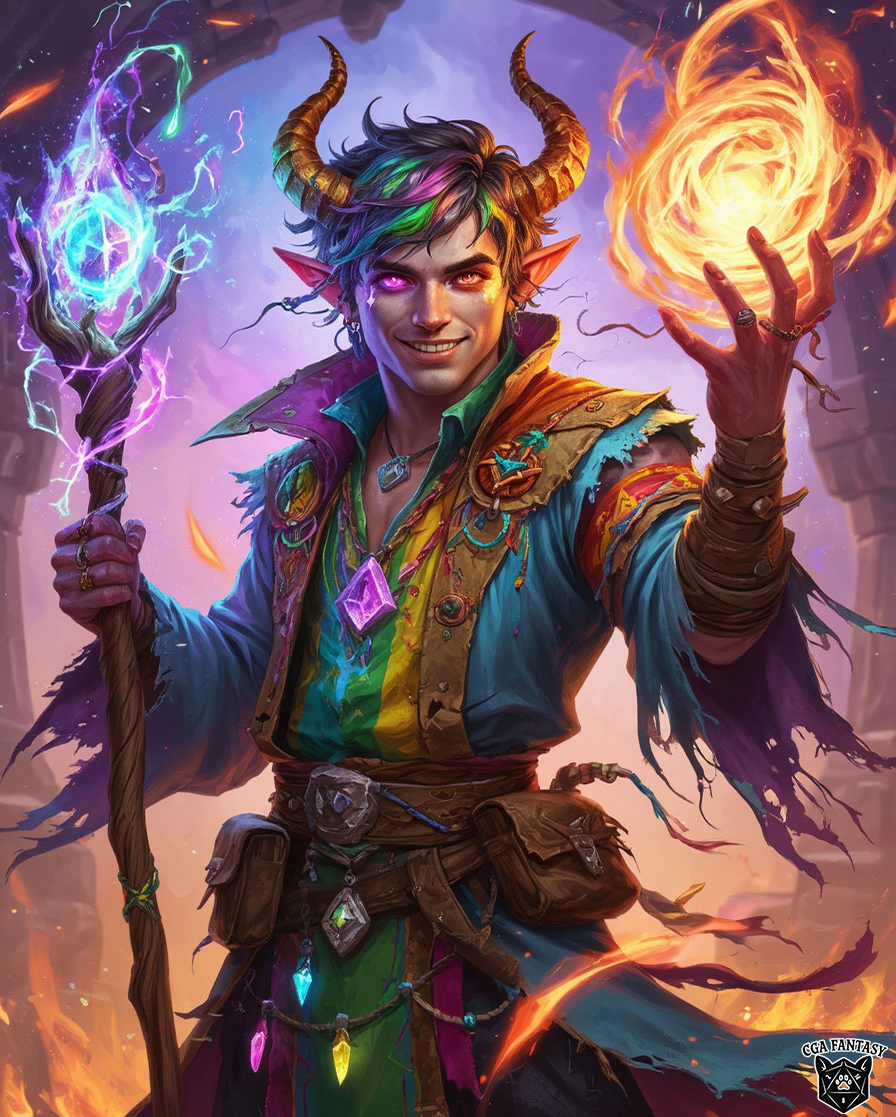 CatGirlAska's tweet image. 🌩️ Tiefling Sorcerer: Wild Magic

  #tiefling #sorcerer #wildmagic #dnd #fantasyart #dndnpc