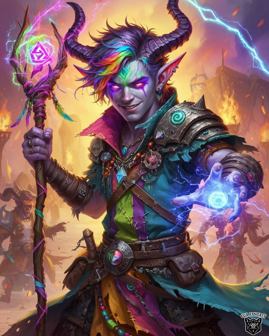 CatGirlAska's tweet image. 🌩️ Tiefling Sorcerer: Wild Magic

  #tiefling #sorcerer #wildmagic #dnd #fantasyart #dndnpc