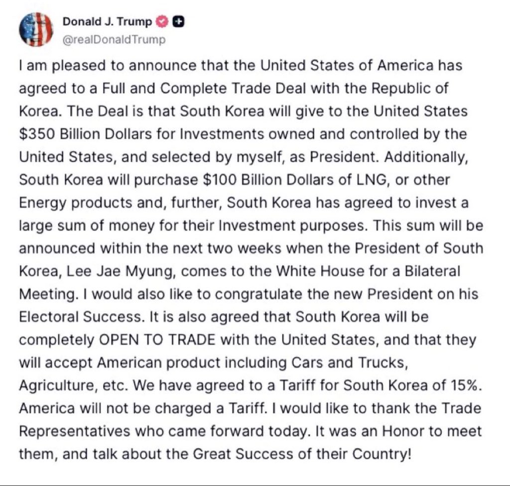 Another day, another deal.
