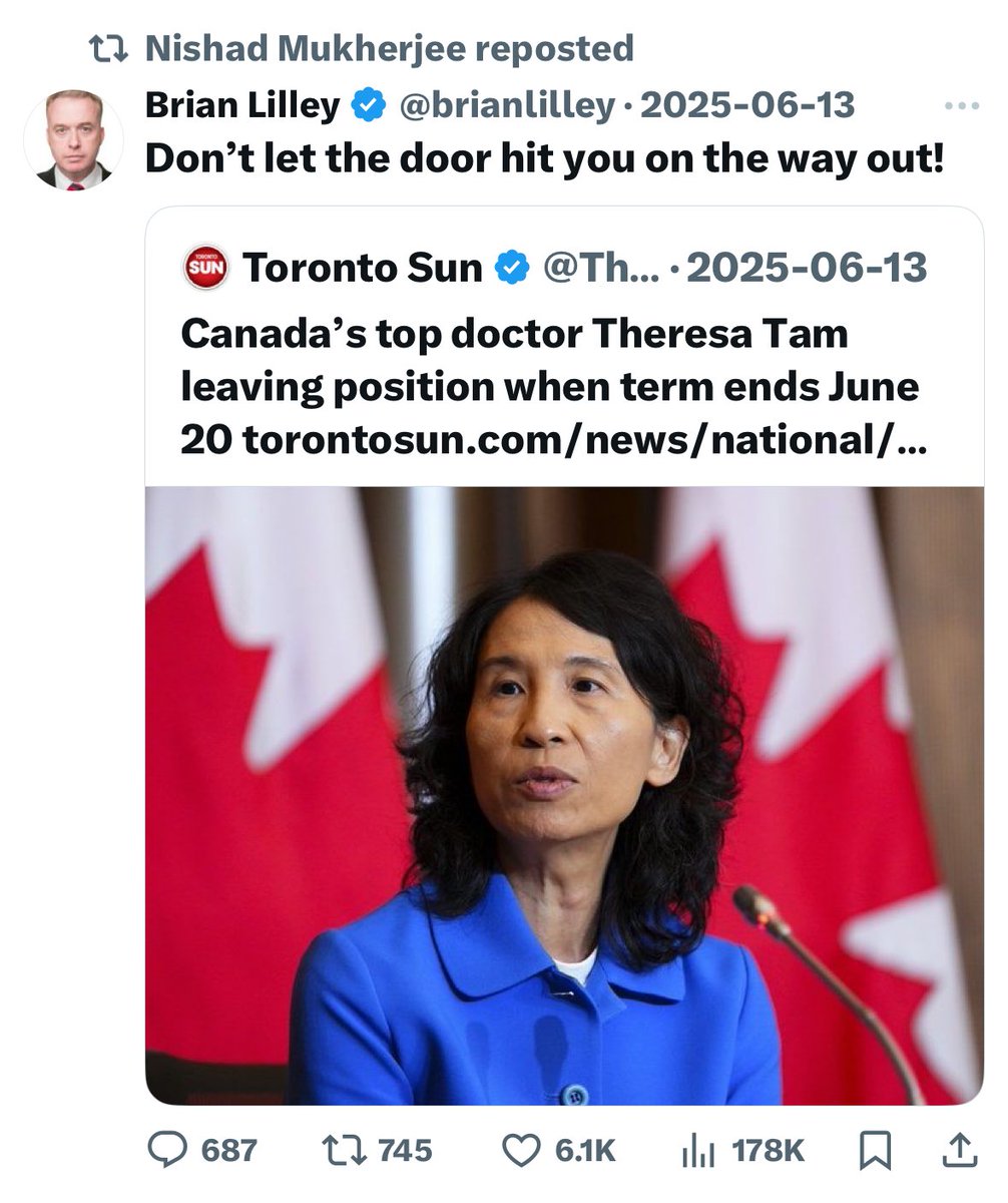 An educated woman.

A leader. 

Brian is such a bootlicker for Maple MAGA. HES ALSO A KEPT MAN who’s gf is Doug Ford’s Comms director to and there isn’t a MAGA boot this fraud wouldn’t lick.

He literally gets paid to lie and he’s a pussy, so there’s that.