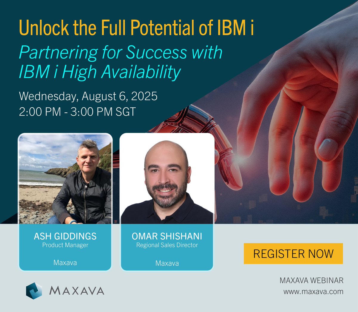 Whether you’re a current Maxava partner or considering joining our global network, this session will outline how our partner program is designed to support your growth. Join Omar Shishani &amp; <a href="/AshleyGiddings/">Ash Giddings</a> Aug 6, 2pm SGT. Register attendee.gotowebinar.com/register/62283…