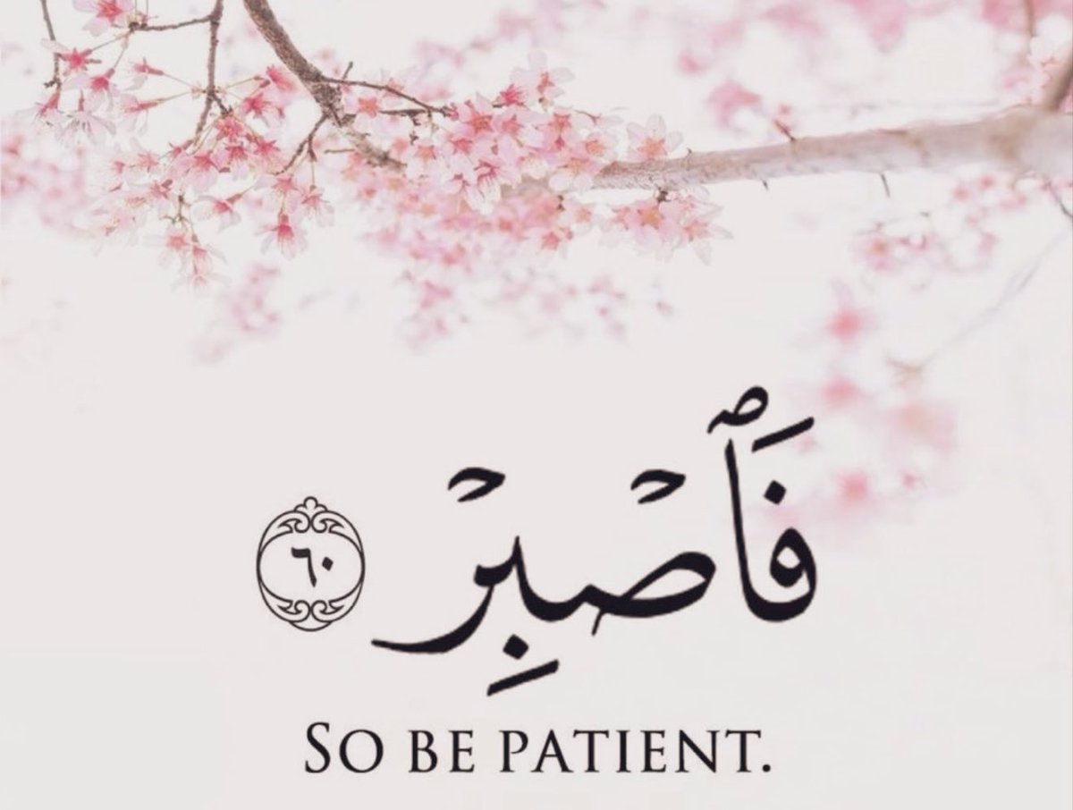 So Be Patient.
 
سو تو صبر کر ۔

AL -QURAN 
Surah  Ar -Rum  30 : 60 

Asalam o aliakum