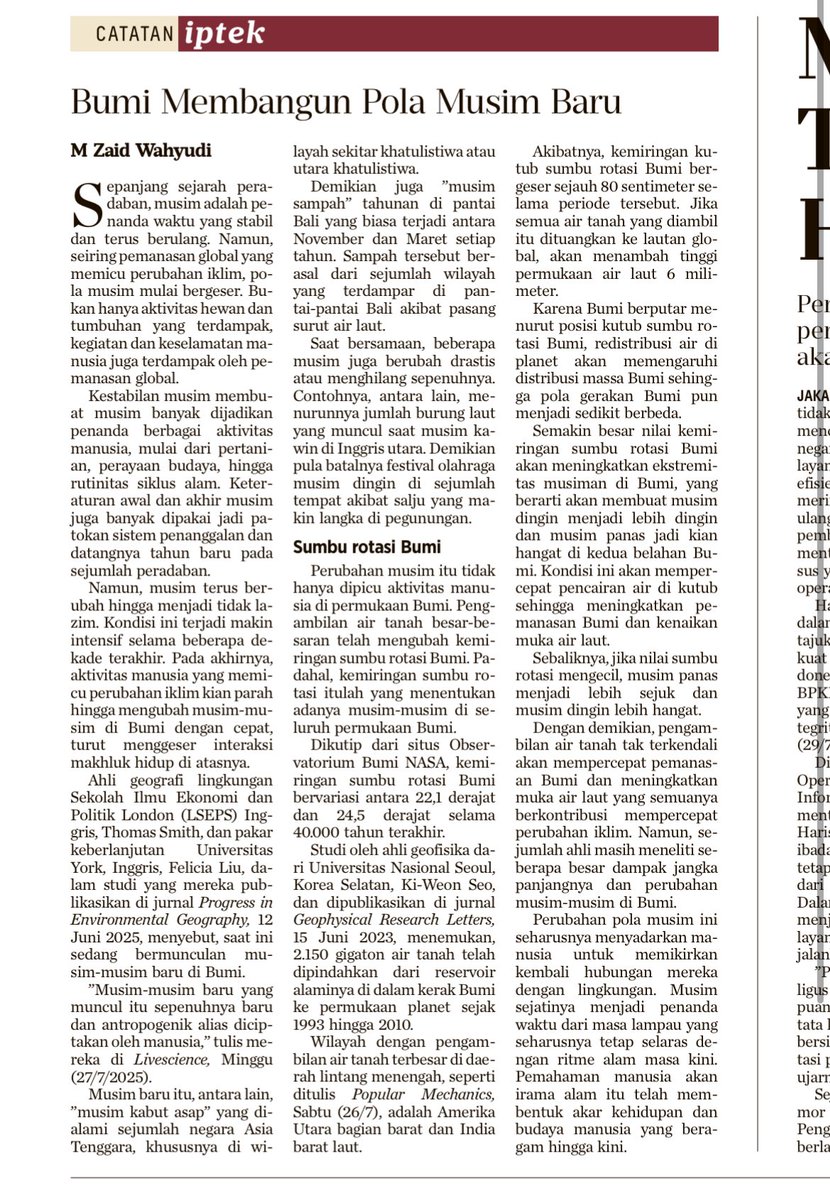 Baca dan memahami sains itu sulit? Apa cuma mahasiswa atau ilmuwan yang perlu baca sains?

Buatku sih baca sains itu keberpihakan, pada nalar :)

Mau baca sains yg lebih ngepop?
✅ <a href="/ConversationIDN/">The Conversation Indonesia</a>: ditulis para peneliti
✅ <a href="/hariankompas/">Harian Kompas</a>: Catatan Iptek, terbit tiap Rabu