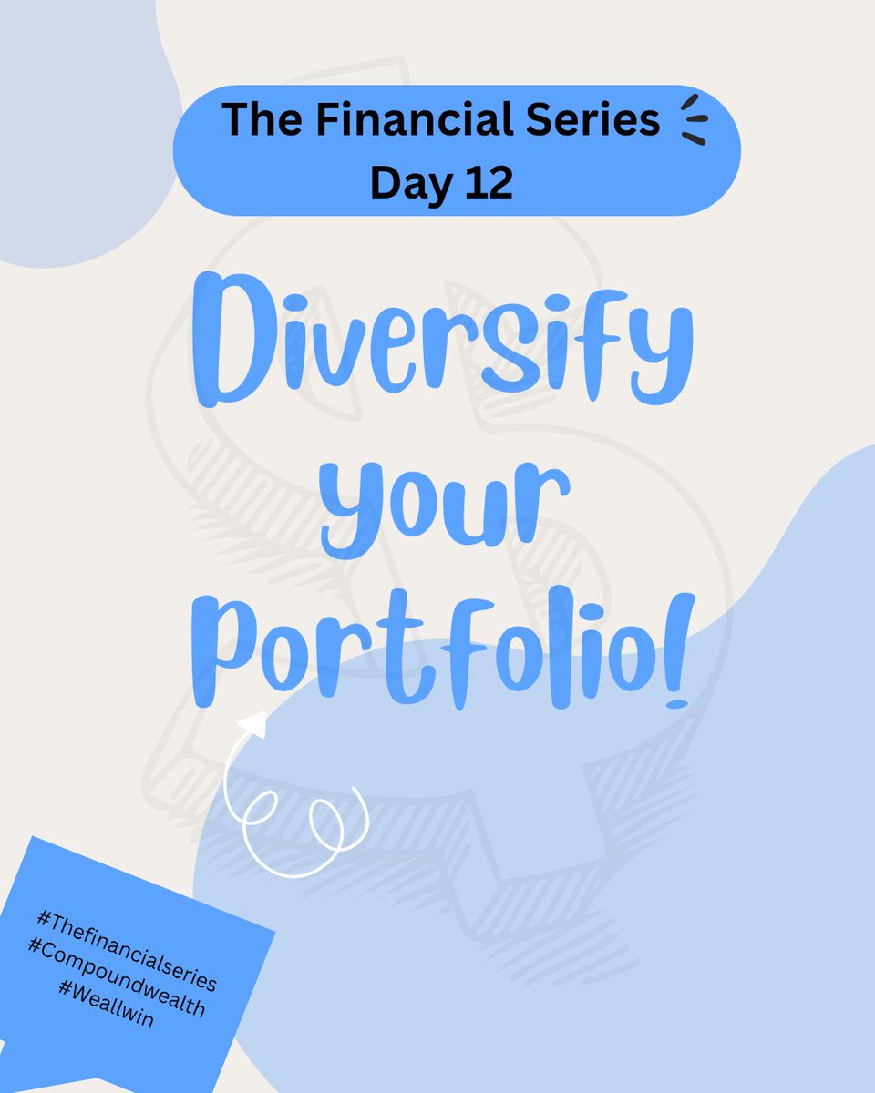 morhu_nancy's tweet photo. When they said, do not put all your eggs in one basket, they knew something.....
Hello people, it's day 12 of "The Financial Series" and today, we are going to diversify our portfolio, yes!
#Thefinancialseries #Compoundwealth #Weallwin https://t.co/cfhh2ojMrM