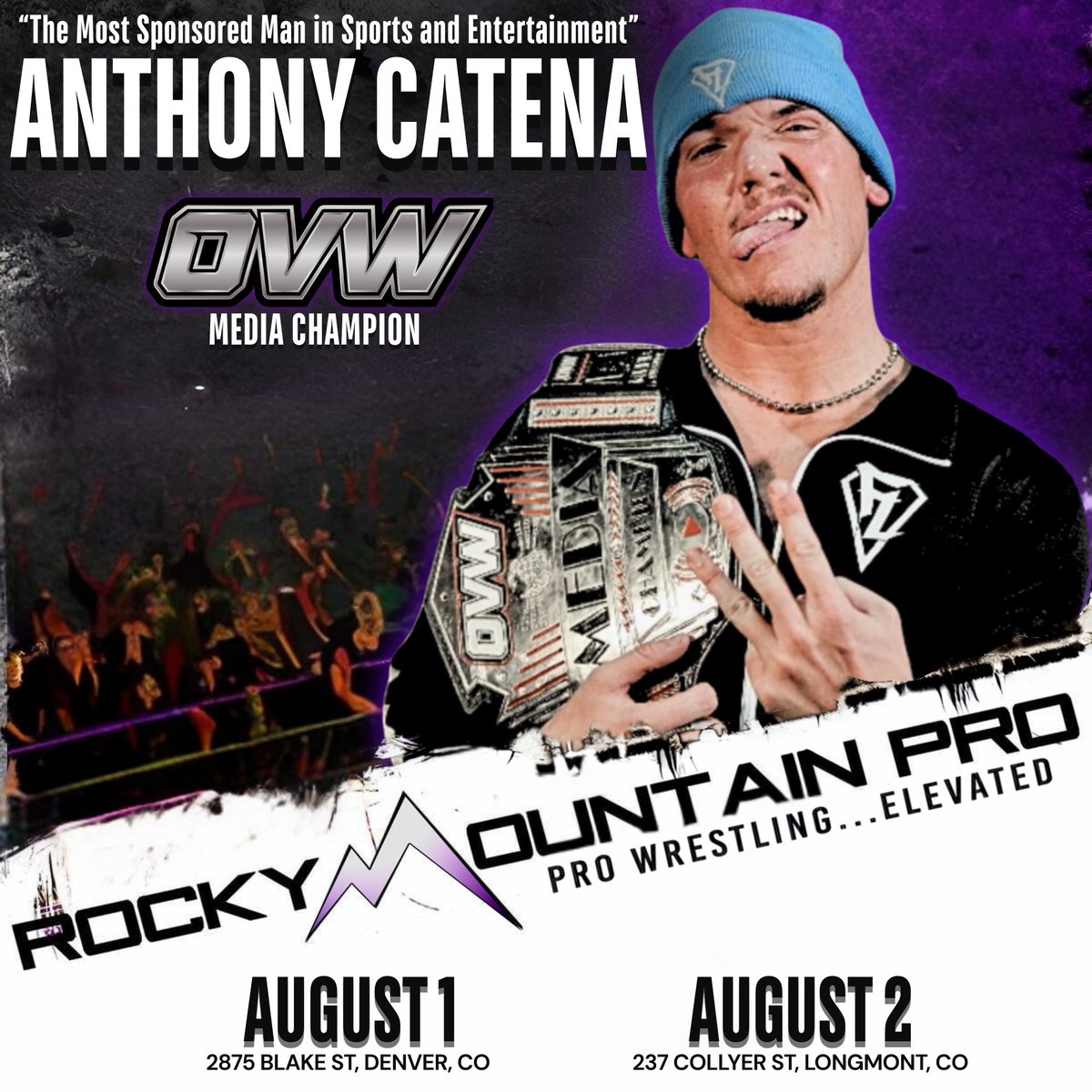 ๐๐๐๐๐๐๐ ๐๐๐๐๐๐โข (@packarenacatena) on Twitter photo . <a href="/RMPWrestling/">Rocky Mountain Pro</a> RETURN! Open challenge to anyone who thinks they can go face to face with an absolute great and take my <a href="/ovwrestling/">OVW Wrestling</a> Media Championship!! ๐ค๐ฅ . <a href="/RMPWrestling/">Rocky Mountain Pro</a> RETURN! Open challenge to anyone who thinks they can go face to face with an absolute great and take my <a href="/ovwrestling/">OVW Wrestling</a> Media Championship!! ๐ค๐ฅ