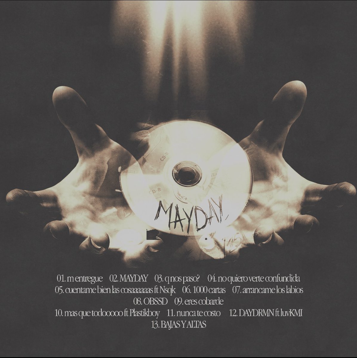 tracklist de “MAYDAY” 06/08