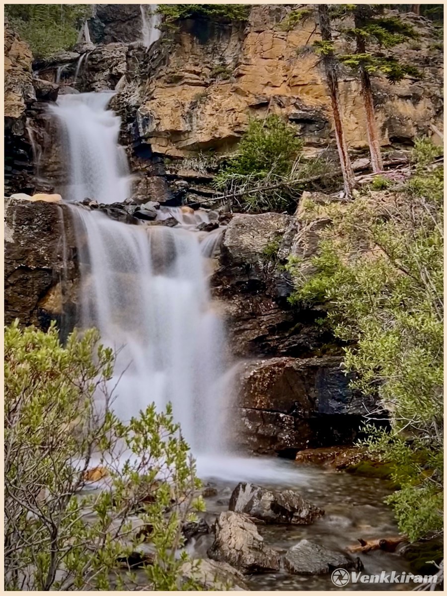 venkkiram's tweet photo. We must not forget a wonderful Waterfall Wednesday! 🏞️
Mine, 👇
Between cliffs and calm, the waterfall remembers the sky.
#venkkiclicks #TangleFalls #TangleCreekFalls #CanadianRockies #WaterfallWednesday #ChasingWaterfalls #SilkyStreams #CanadaScapes #NatureIsArt #WaterfallVibes #FallingGracefully #LiquidPoetry #FlowOfTime #NatureSpeaks #TranquilPower #SerenityInMotion #StillnessInFlow #DreamscapeView