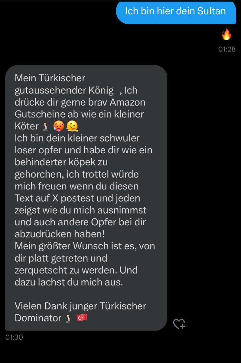 Ich vergewaltige dein konto und das schreibst du als dank!! 💦💦💦

#geldsklave #zahlschwein #cashmaster #zahlsklave #findom #paypig #geldherr #alpha #feetdom #füße #master #getragenesocken #smellyfeet  #feetworshi̇p #feetslave #dom #pig #whitesocks #slave