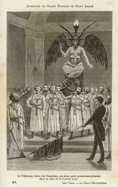 We have had generations of these retards undermining us. 

“Baphomet in a Scottish Rite Freemason Initiation Procession Print.”

This message is for them……

🖕