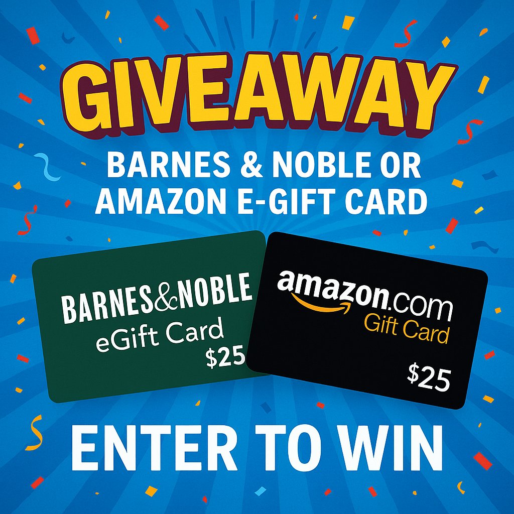 🚀 BOOKISH GIVEAWAY ALERT! 🚀
🎁 Win a $25 eGift Card to Amazon OR Barnes &amp; Noble – YOUR choice! 
🔥 How to Enter:
1️⃣ Follow <a href="/tomobrienbooks/">tom obrien</a>
2️⃣ Hit the Linktree in my bio and drop your entry.
🎯 That’s it — you’re officially in!
⏳ Winner 8/10! (Will your TBR pile thank you?)