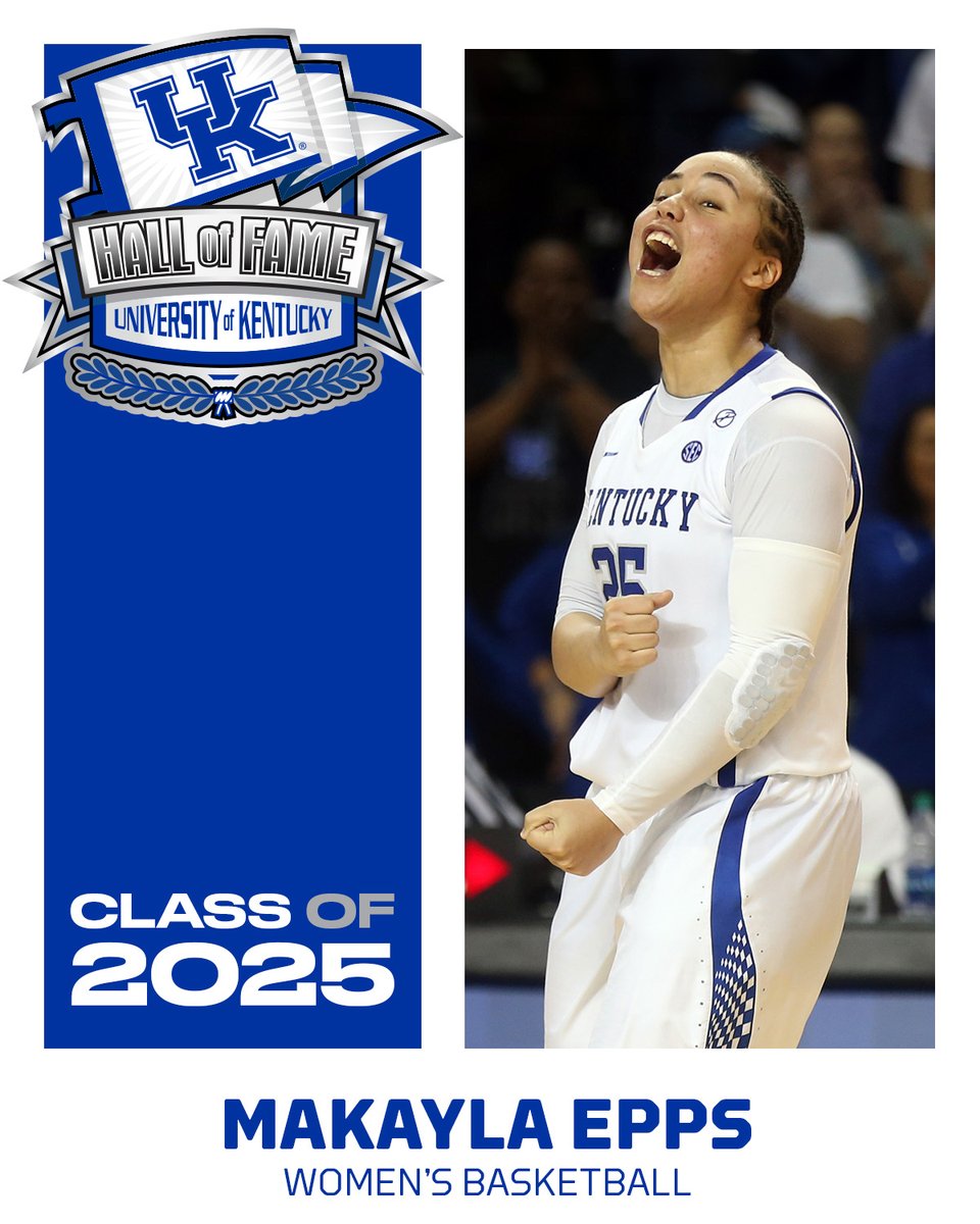 Welcome to the <a href="/UKAthletics/">Kentucky Athletics</a> Hall of Fame, Makayla Epps!