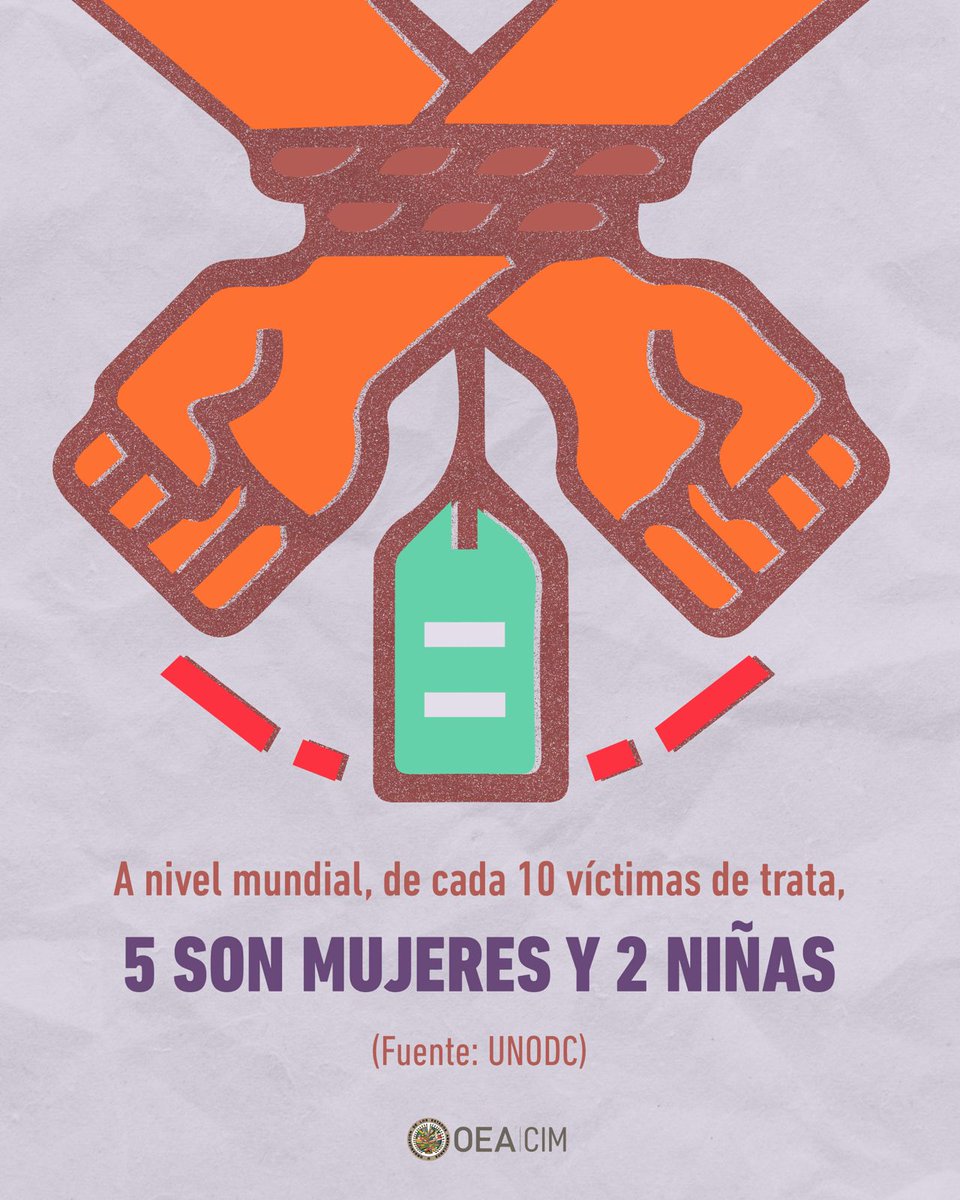 La trata de personas es una grave violación a los derechos humanos que afecta de manera desproporcionada a mujeres y niñas, especialmente en contextos de desigualdad, pobreza, violencia y discriminación.
⏬