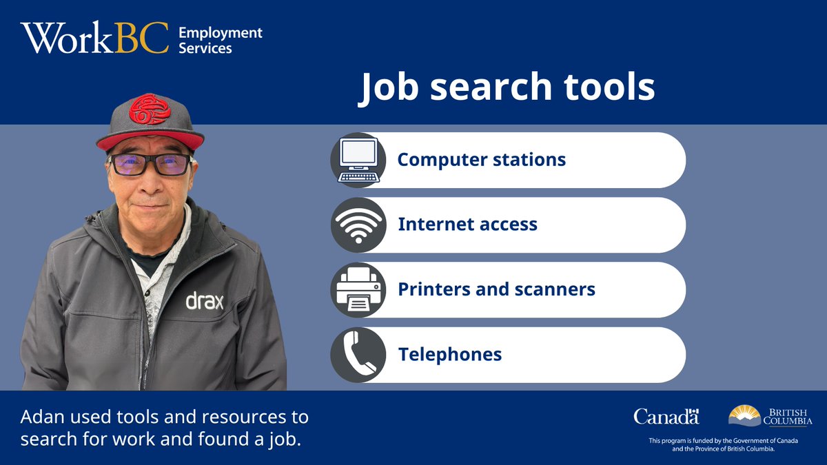 WorkBC Centre Terrace (@terraceworkbc) on Twitter photo We have the tools, resources, services, and staff to help everyone seeking work, regardless of where you live or the employment barriers you face. Contact us to learn more about how employment services can help you. 
#WorkBC #EmploymentServices #WorkBCCentreTerrace We have the tools, resources, services, and staff to help everyone seeking work, regardless of where you live or the employment barriers you face. Contact us to learn more about how employment services can help you. 
#WorkBC #EmploymentServices #WorkBCCentreTerrace