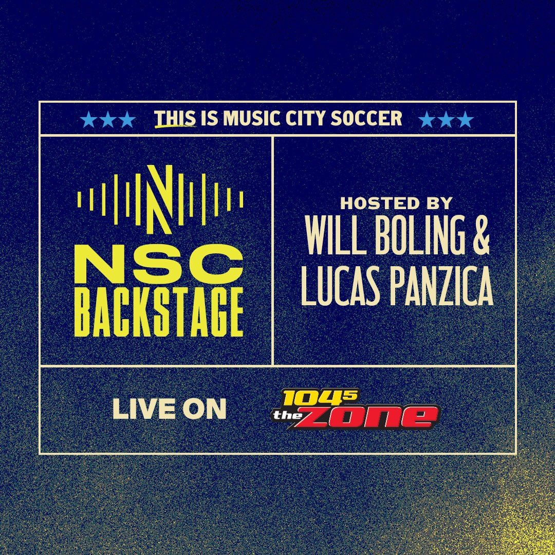 Nashville SC (@nashvillesc) on Twitter photo Sam Surridge joins NSC Backstage tonight at 7 CT 🦸♂️
📻: 1045thezone.com/listen Sam Surridge joins NSC Backstage tonight at 7 CT 🦸♂️
📻: 1045thezone.com/listen