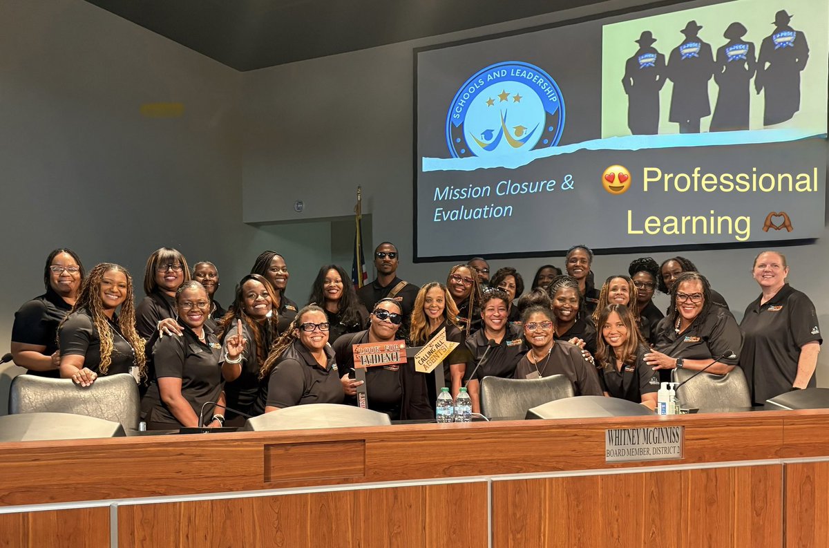 MISSION POSSIBLE
What a great day — good energy, clear vision, and awesome teamwork! We’re ready to lead, listen, and shift. The mission is set and the team is locked in. 😉 
#MissionPossible #DCSD #PLMatters