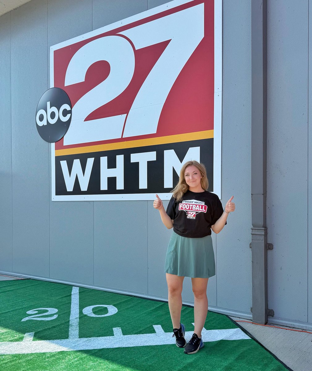 Allie Berube (@allieberube) on Twitter photo Turf’s out which means football season’s on deck 😍🏈
Been awesome to welcome our high school teams to the <a href="/abc27News/">abc27 News</a> studios this week! Turf’s out which means football season’s on deck 😍🏈
Been awesome to welcome our high school teams to the <a href="/abc27News/">abc27 News</a> studios this week!