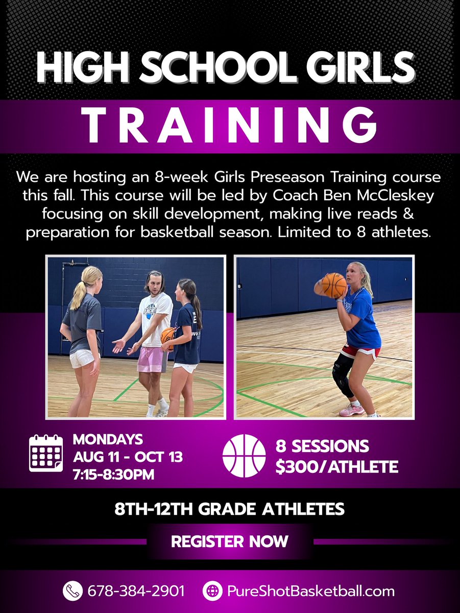 Get in the lab with Coach <a href="/BenMcCleskey/">Ben Mccleskey</a> this fall‼️