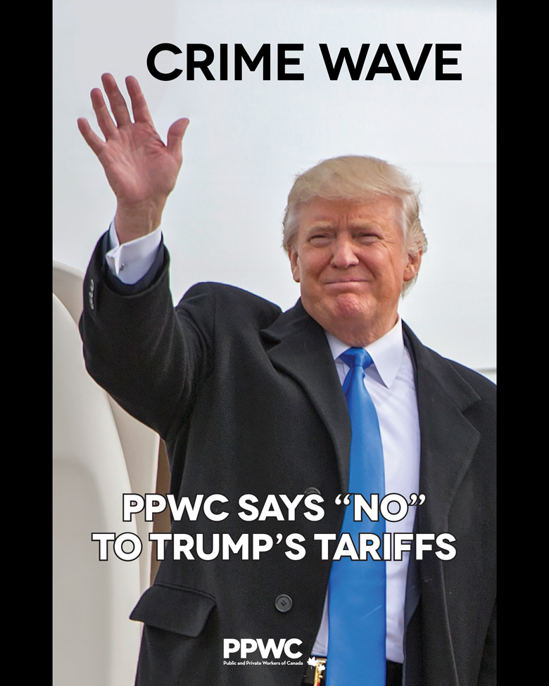 The <a href="/PPWCUnion/">Public and Private Workers of Canada (PPWC)</a> is raising the alarm over #Trump’s recent round of damaging 35% #tariffs on most Canadian imports. These punitive measures are a direct assault on Canadian industry and workers, and a threat to our nation’s sovereignty. Read press release at ppwc.ca/public-and-pri…