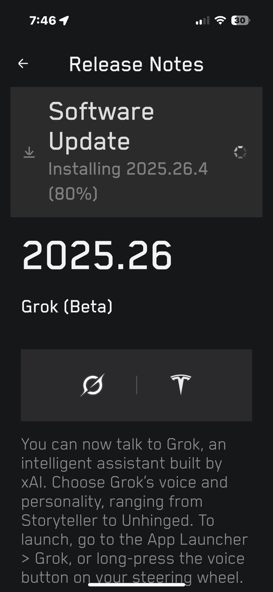 Finally…
Cybertruck gets Grok!